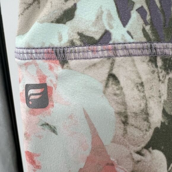 Fabletics Salar Solid powerhold ankle leggings large floral activewear workout - Picture 6 of 6